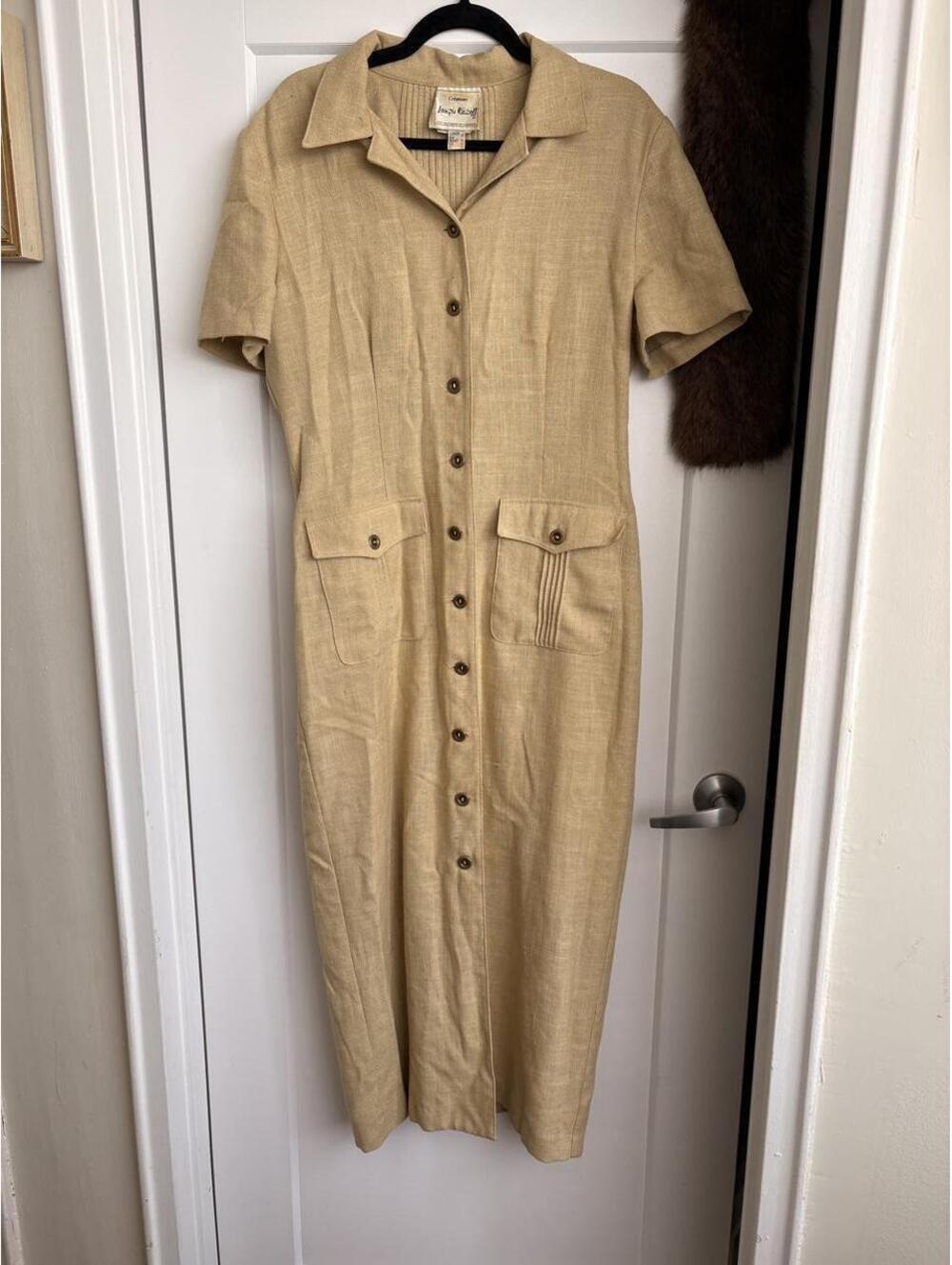 VINTAGE TAN DRESS